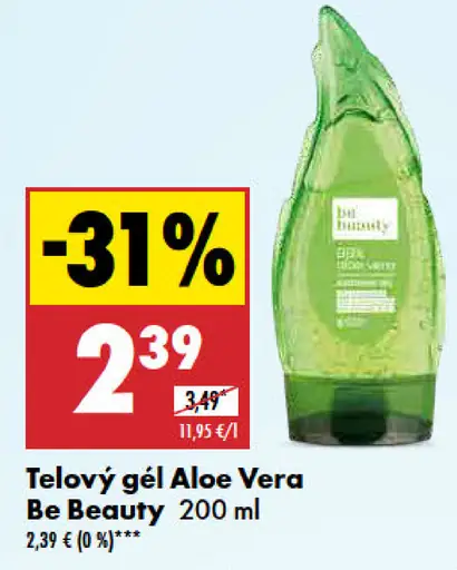 Be Beauty Telový gél Aloe