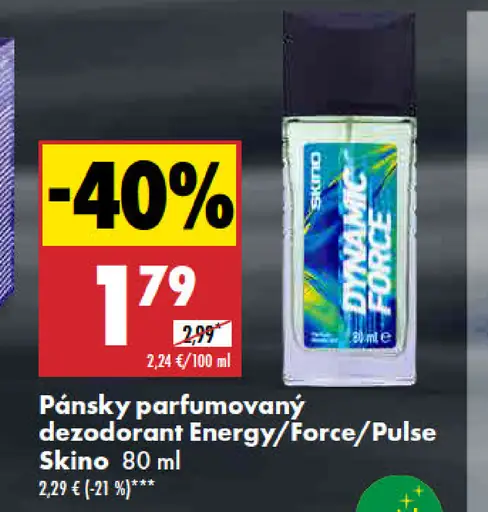 Skino dezodorant Energy/Force/Pulse