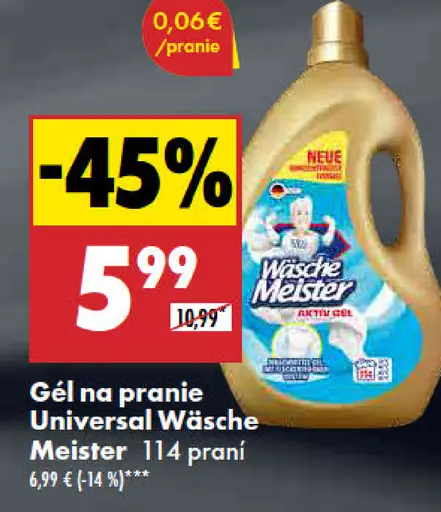 Universal Wäsche Meister Gél na pranie