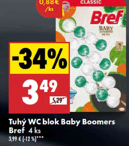 Bref Tuhý WC blok Baby Boomers