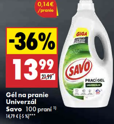 Savo Gél na pranie Univerzál