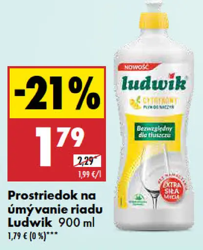 Ludwik Prostriedok na umývanie riadu