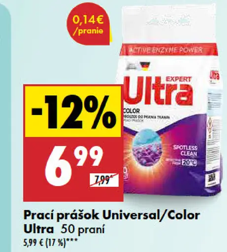 Ultra Prací prášok Color