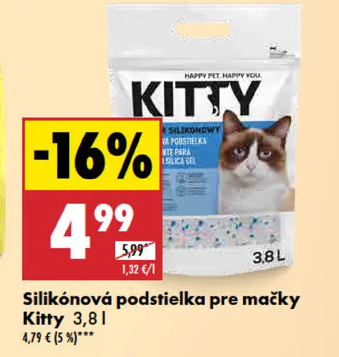 Kitty Silikónová podstielka pre mačky