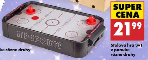 MP Sports Stolová hra 3v1