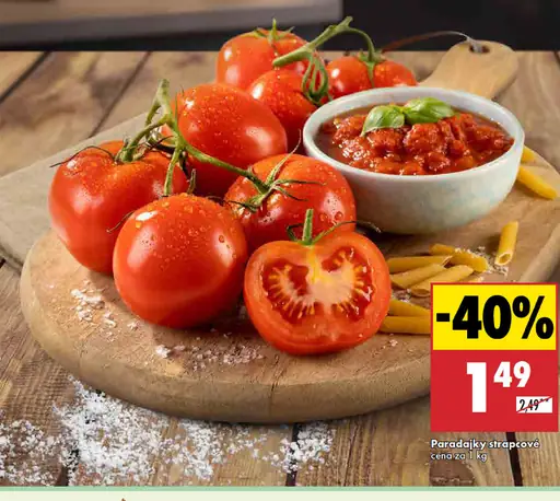 Paradajky strapcové