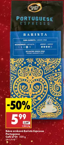 Cafe d'Or Káva zrnková Brasil/Portuguese Espresso