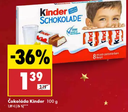 Kinder čokoláda