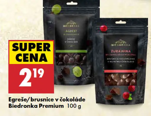Biedronka Premium Egreše/bursnice