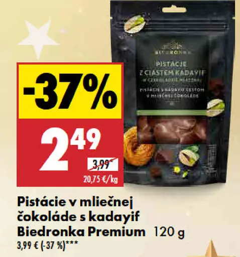 Biedronka Premium Pistácie