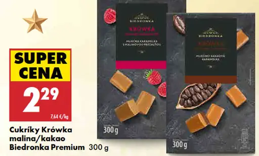Biedronka premium krówka
