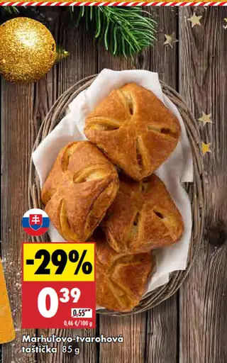 Marhuľovo-tvarohová taštička