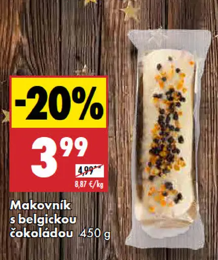 Makovnik s belgickou čokoládou