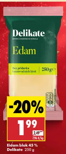 Delikate Eidam strúhaný