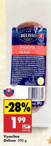 Delisso Vysočina saláma