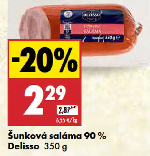 Delisso šunková saláma