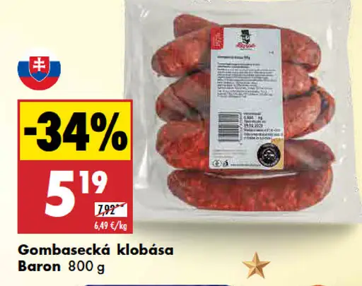 Baron Gombasecká klobása