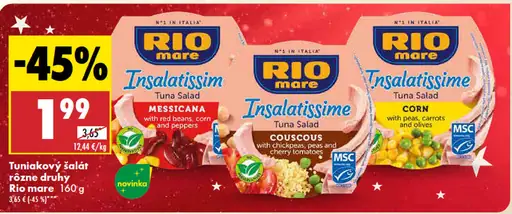 Rio Mare Tuniakový šalát