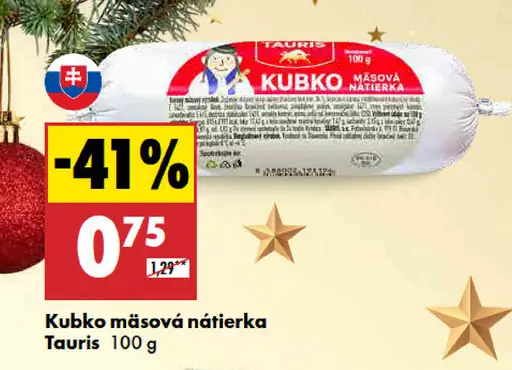 Tauris Kubko mäsová nátierka