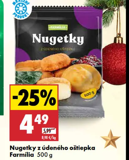 Farmilia Nugteky z údeného oštiepka