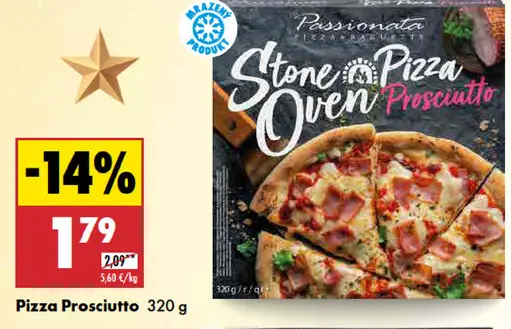Passionata Pizza prosciutto