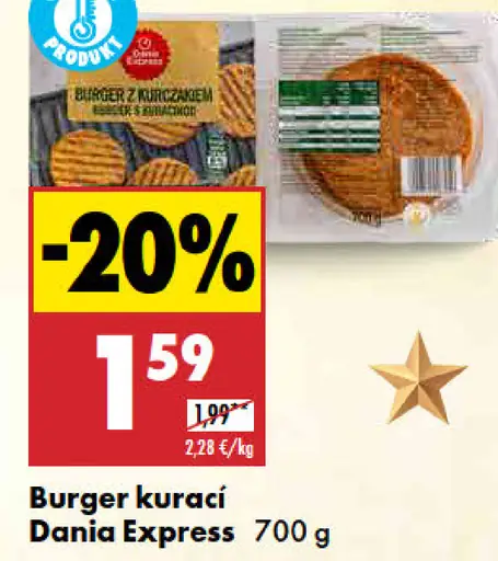 Dania Express Burger kurací