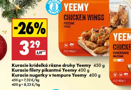 Yeemy Kuracie krídelká