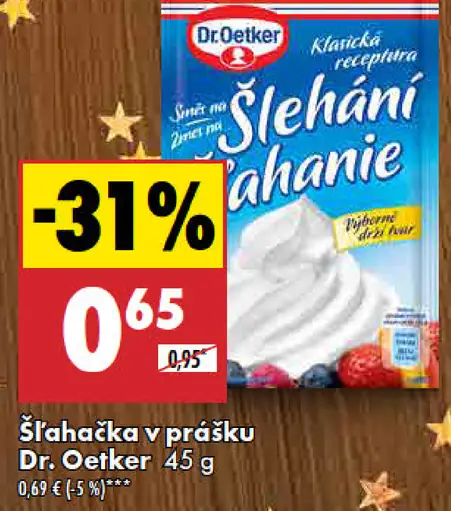 Dr. Oetker Šľahačka v prášku