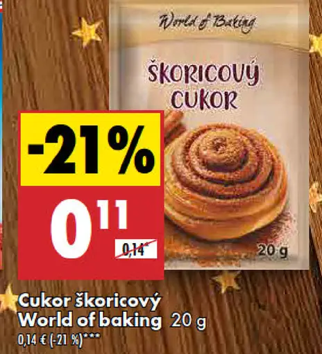 World of baking Cukor škoricový