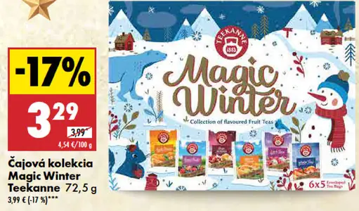Teekanne čajová kolekcia Magic Winter