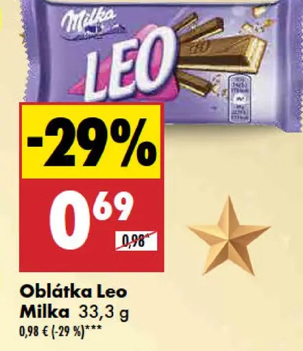 Milka Oblátka Leo