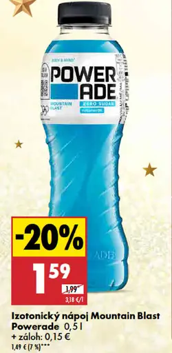 Mountain Blast Powerade izotonický nápoj