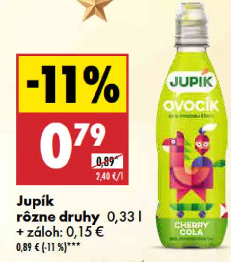 Jupík avocík cherry cola