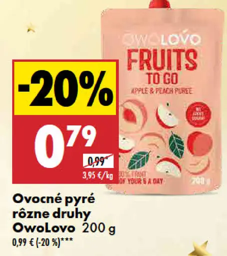 OwoLovo ovocné pyré