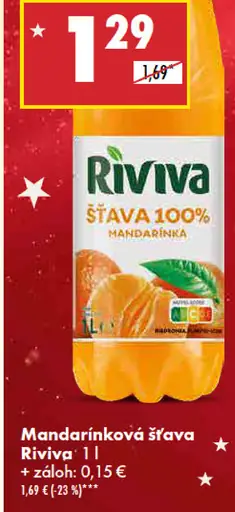 Riviva šťava mandarínka