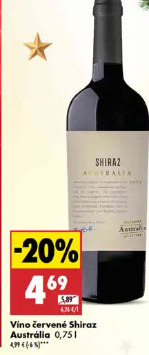 Shiraz Austrália červené