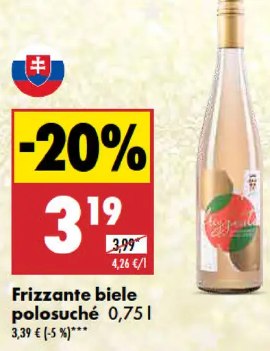 Frizzante biele polosuché