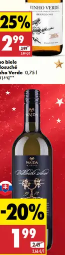 Vinho Verde Vino biele polosuché