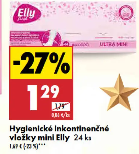 Elly Ultra hygienické inkontinenčné vložky