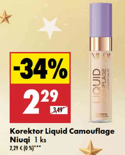 Niuqi Korektor Liquid Camouflage