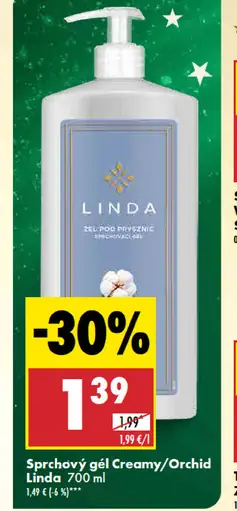 Linda sprchový gél Creamy/Orchid