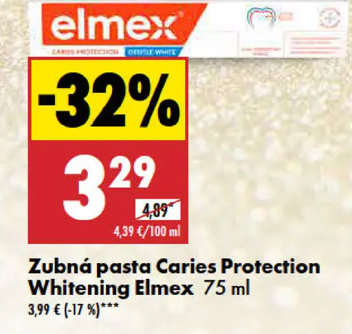 Zubná pasta Caries Protection Whitening Elmex