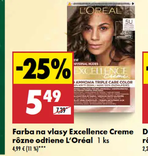 Farba na vlasy Excellence Creme