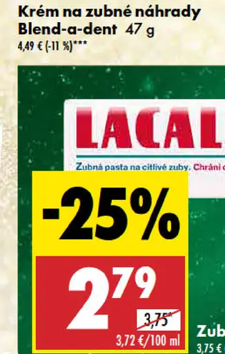 Krém na zubné náhrady Blend-a-dent