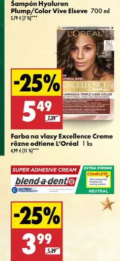 Elseve Šampón Hyaluron Plump/Color Vive