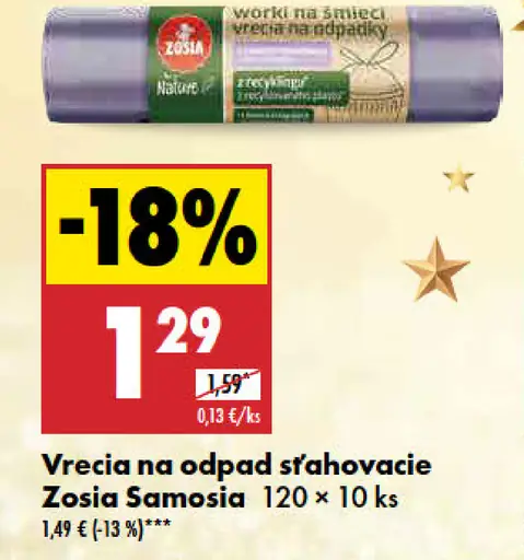 Zosia Samosia Vrecia na odpad sťahovacie