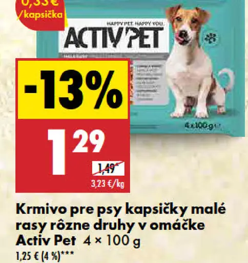 Activ Pet Kapsičky omáčke