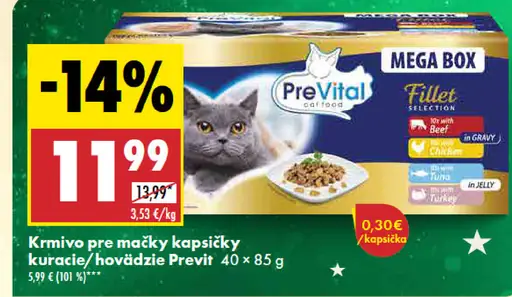 Prevital Fillet Selection