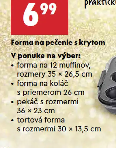 Forma na pečenie s krytom