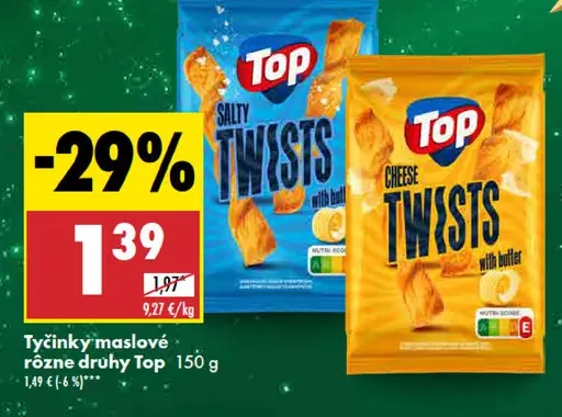 Top Tyčinky maslové